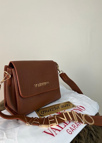 Kahverengi Deri Kadın Omuz Çantası - Görsel 2