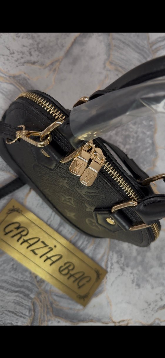 Louıs Vuıtton Klasik Siyah Deri Kadın Çanta - Görsel 2