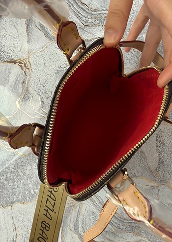 Louis Vuitton kahverengi Deri Kadın Çanta - Görsel 5