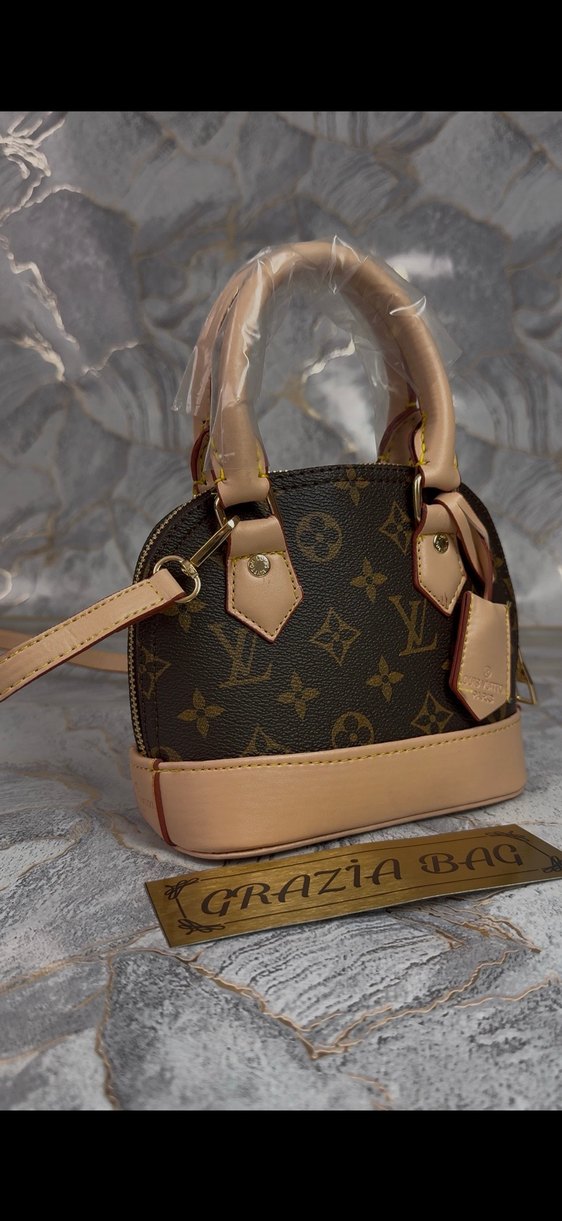 Louis Vuitton kahverengi Deri Kadın Çanta - Görsel 3