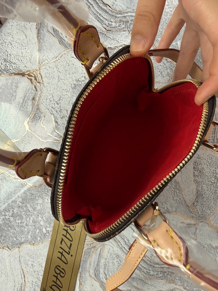 Louis Vuitton kahverengi Deri Kadın Çanta - Görsel 5