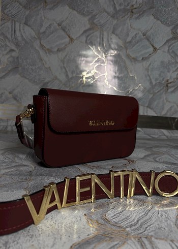 Valentino Bordo Deri Kadın Askılı Çanta - Görsel 2