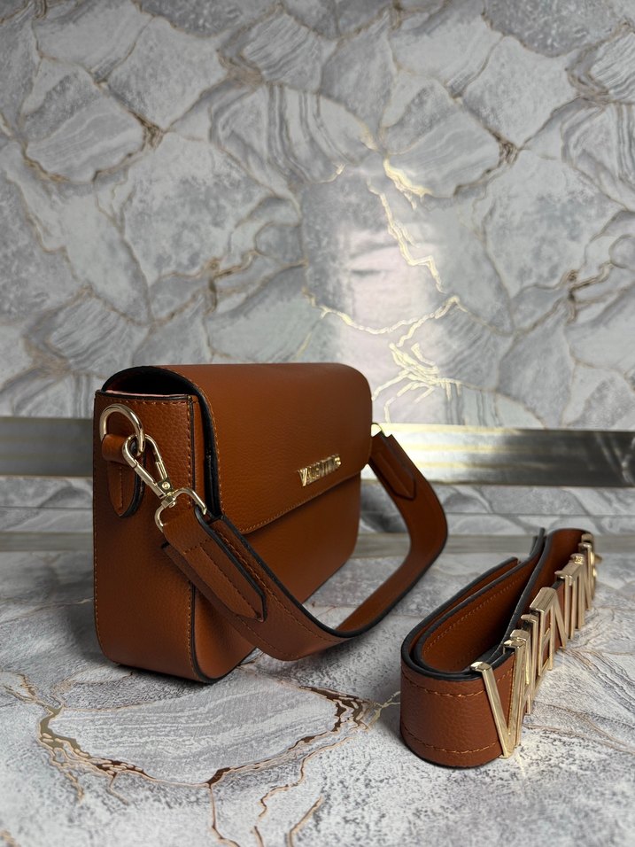 Valentino Kahverengi Deri Kadın Çanta - Görsel 3
