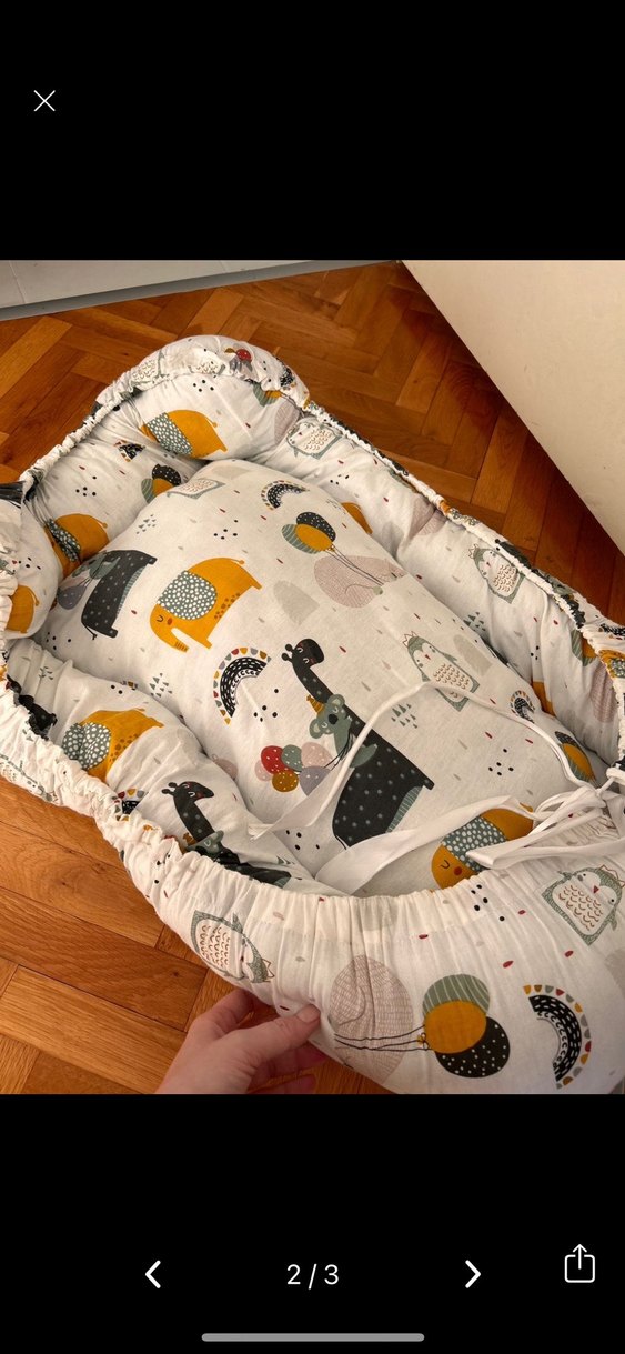 Çocuklar için Desenli Uyku Yatağı - Görsel 2