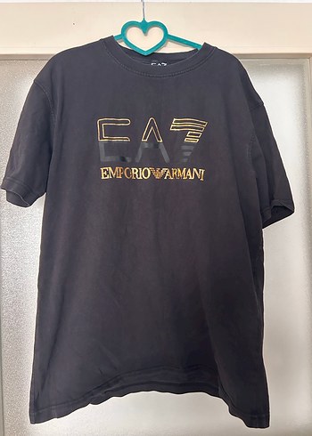 Orijinal Erkek Siyah Baskılı Pamuklu Tişört - Görsel 2