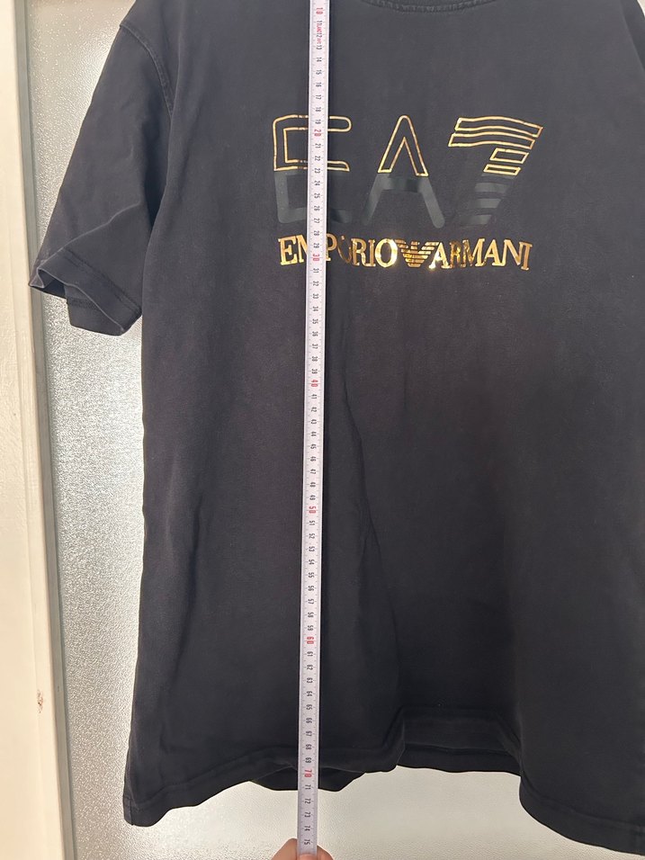 Orijinal Erkek Siyah Baskılı Pamuklu Tişört - Görsel 5