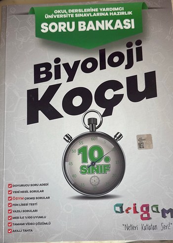 Biyoloji Koçu 10. Sınıf Soru Bankası