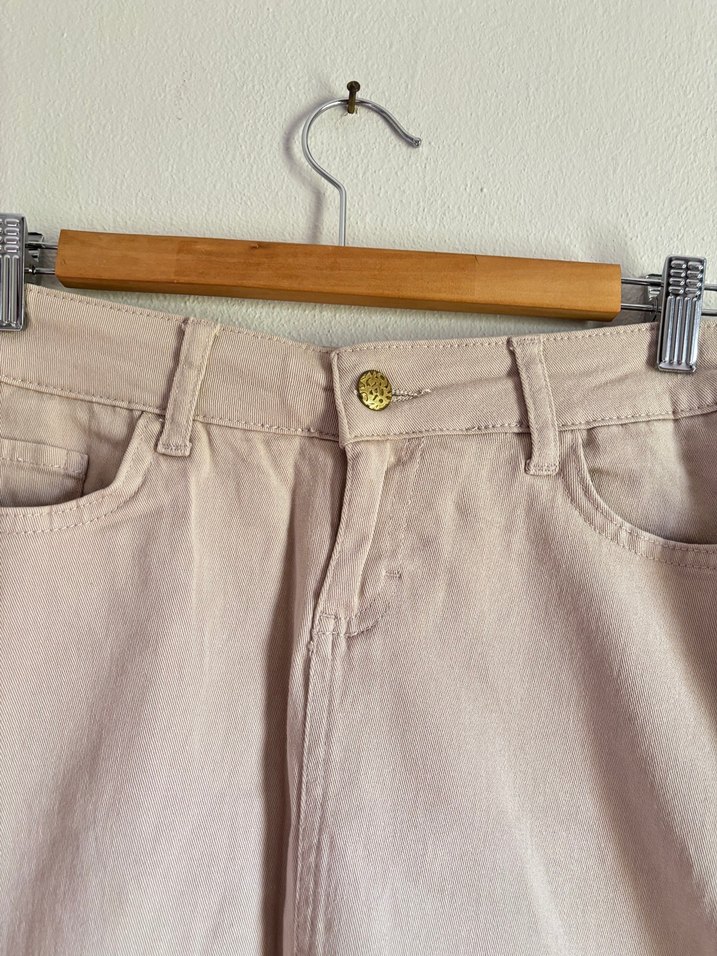 Bej Mini Etek - Görsel 2