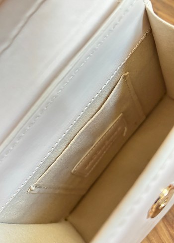 JACQUEMIS Bej Deri Kadın Çanta - Görsel 7