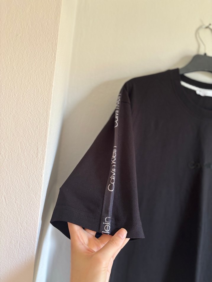 Siyah Baskılı Erkek Oversize Tişört - Görsel 3