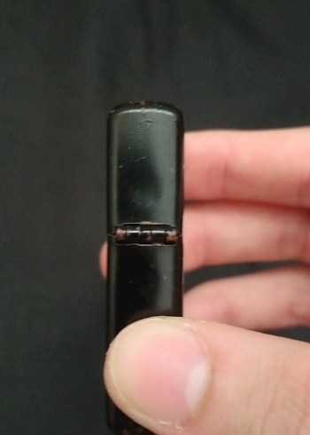 Zar Desenli Siyah Zippo çakmak - Görsel 2