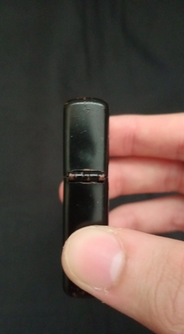 Zar Desenli Siyah Zippo çakmak - Görsel 2