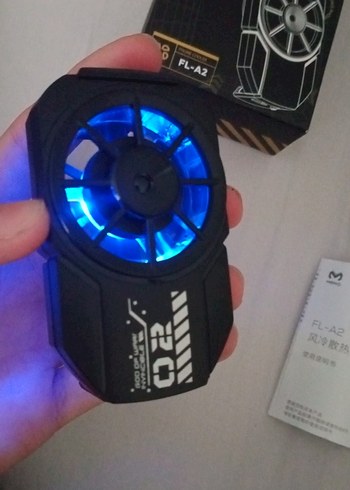 MEMO fL-A2 Siyah Telefon Soğutucu Fan - Görsel 3