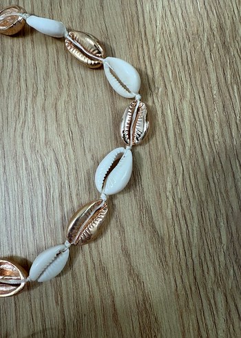 Deniz kabuklu kolye ve küpe - Görsel 5