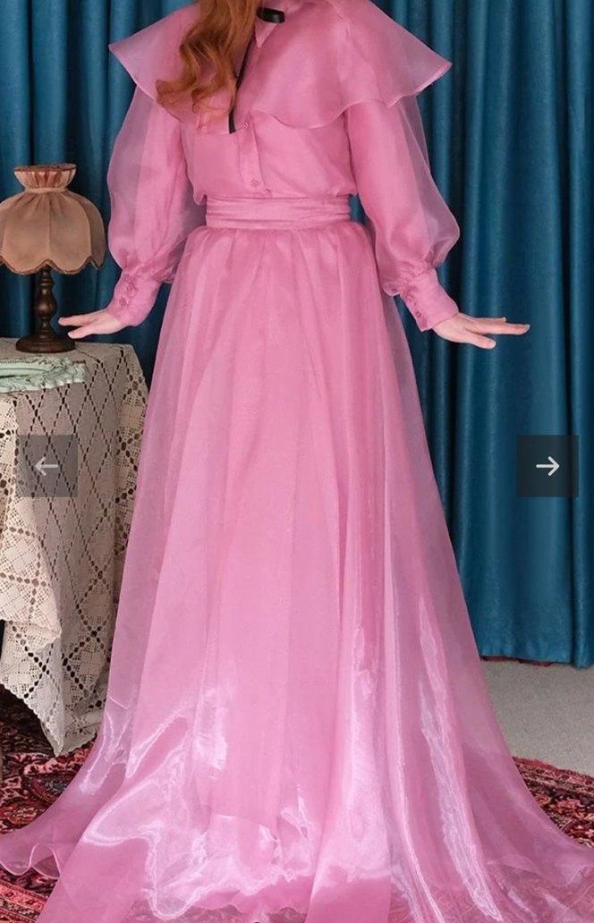 pembe abiye şal dahil - Görsel 4