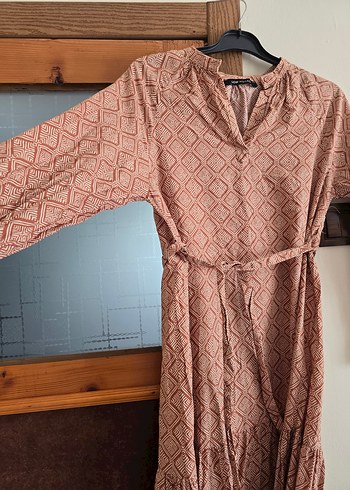 somon Bohem Uzun Elbise - Görsel 5