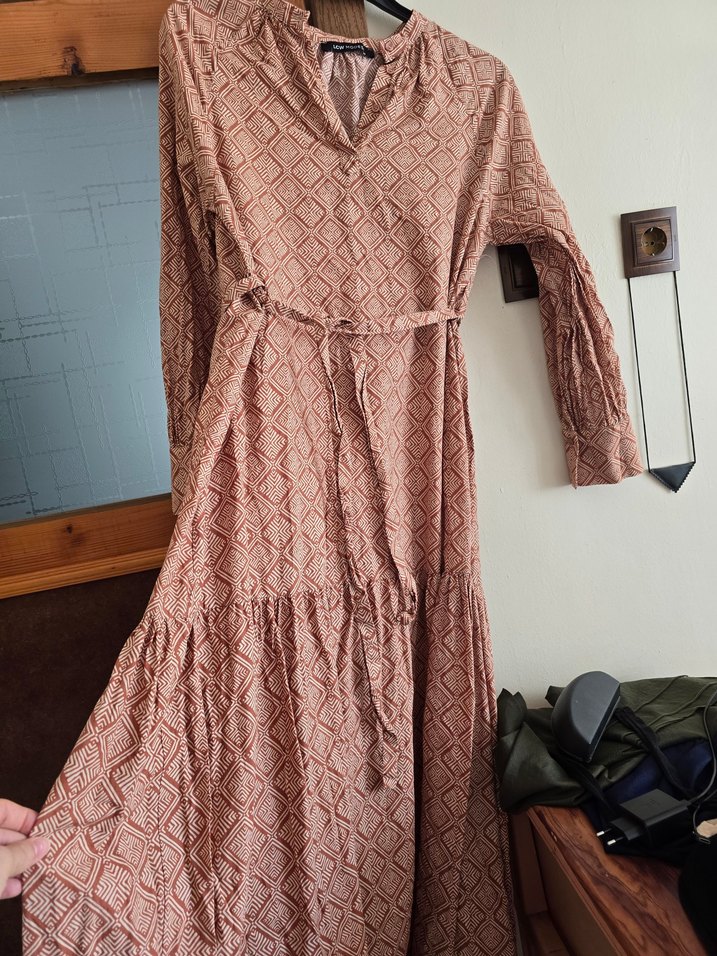 somon Bohem Uzun Elbise - Görsel 3