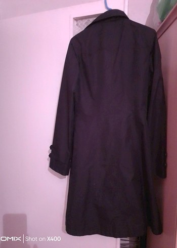 Siyah Uzun Kadın Pardüse - Görsel 3