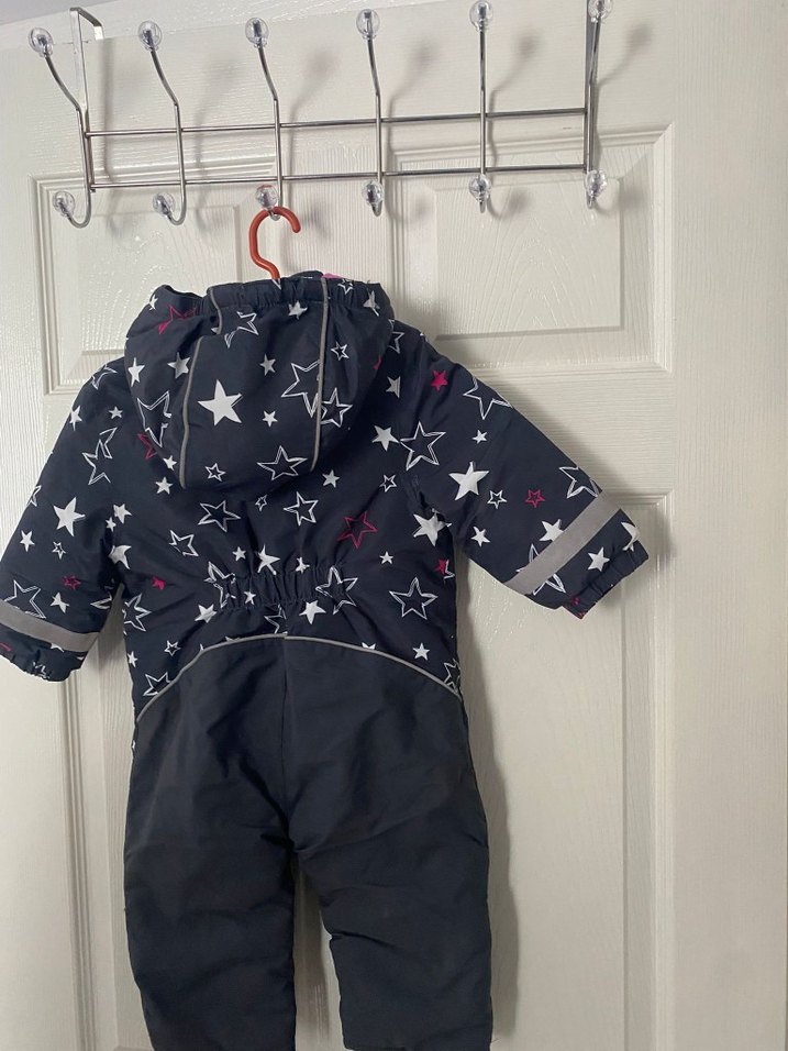 Kız Bebek Desenli Kış Tulumu - Görsel 2