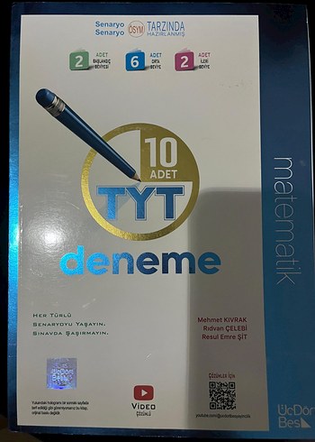 5 Adet TYT Matematik Deneme Kitabı