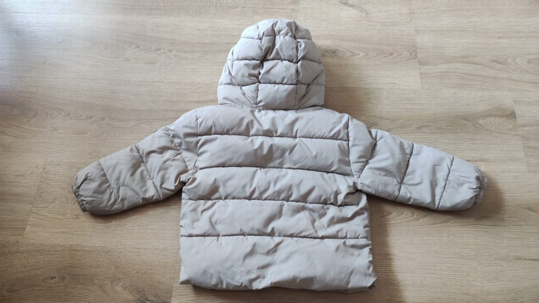 Mango Kapüşonlu Erkek Çocuk bej Kaban - Görsel 2