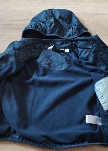 18-24 Ay Beden Tchibo Kapüşonlu Lacivert Fermuarlı Mont