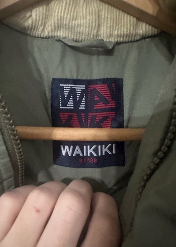 Erkek Çocuk Haki Kamuflaj Düğmeli Mont - Görsel 2