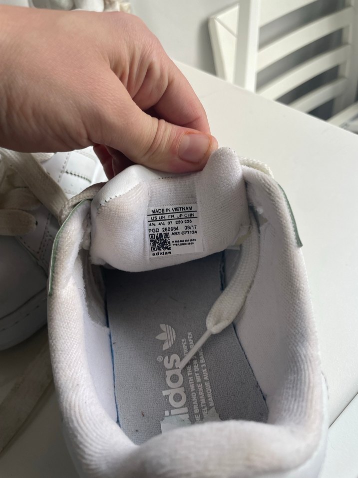 Beyaz Bağcıklı Kadın Spor Ayakkabı - Görsel 3