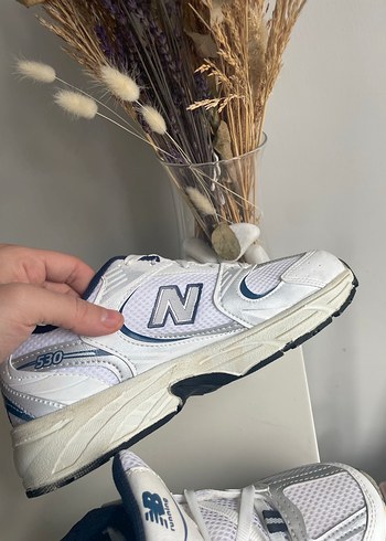 Beyaz Gri New Balance Spor Ayakkabı - Görsel 6