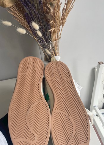 Gri Beyaz Bağcıklı Bohem Kadın Spor Ayakkabı - Görsel 3