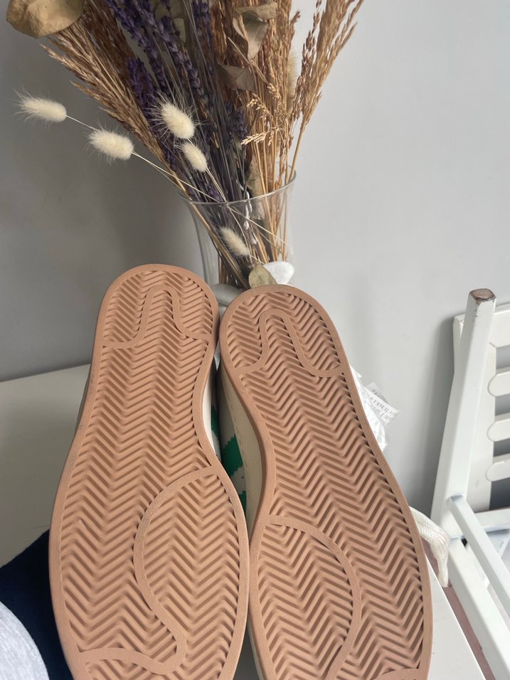 Gri Beyaz Bağcıklı Bohem Kadın Spor Ayakkabı - Görsel 3