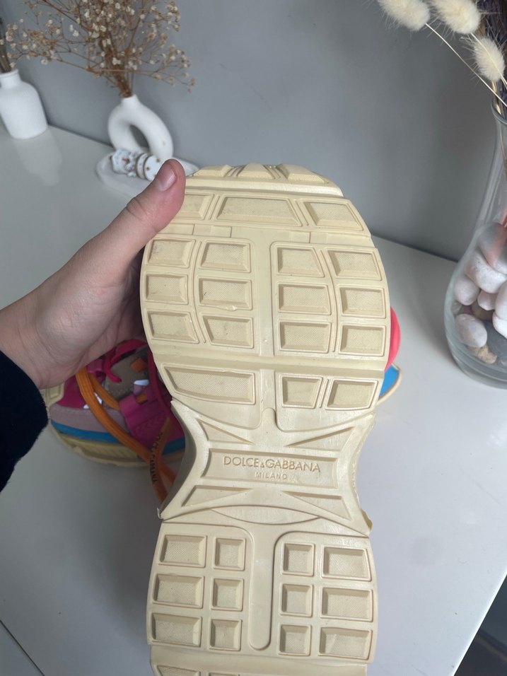 Pembe Bohem Yüksek Topuklu Spor Ayakkabı - Görsel 3