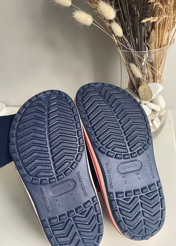 Mavi Gri Crocs Erkek Terlik Velcro Bantlı - Görsel 2