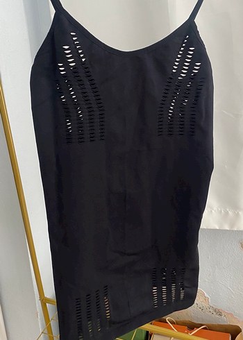 Uzun Siyah Gotik Sporcu Üst