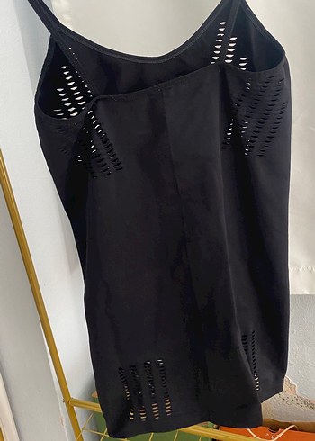 Zara Uzun Siyah Gotik Sporcu Üst