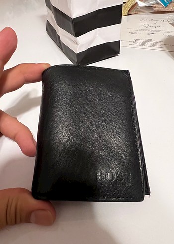 Hugo Boss Siyah Deri Erkek Cüzdan