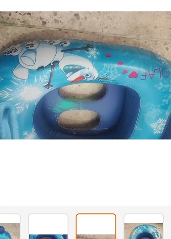  Beden Çocuklar için Mavi Frozen Deniz Simidi