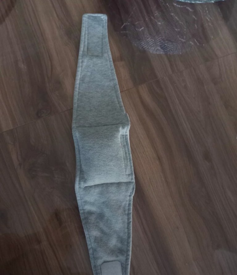 Ayarlanabilir Gri Bebek Gaz Giderici Kemer - Görsel 2