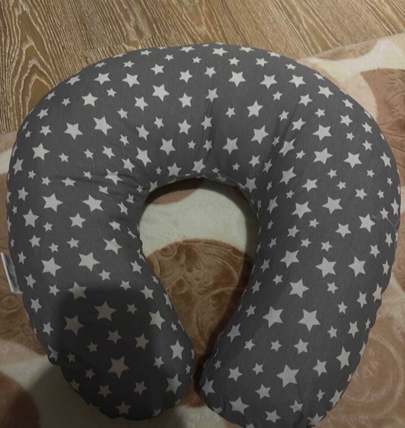 Gri Desenli Emzirme ve Hamile Yastığı - Görsel 3