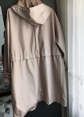 Bej Düğmeli Beymen yağmurluk - Görsel 7