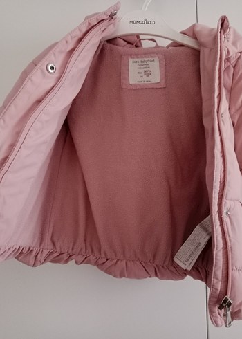 zara Kız Çocuk Pembe Fermuarlı Mont - Görsel 2