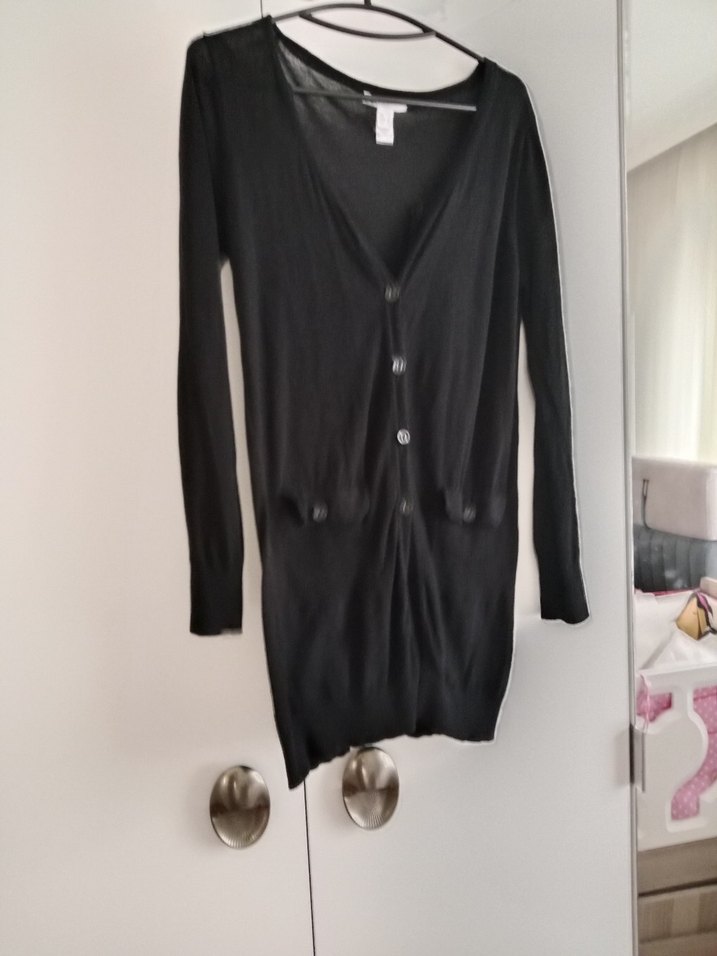 Mango Basics Siyah kadın hırka - Görsel 3