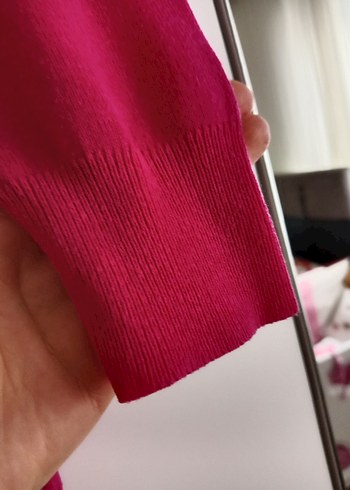 zara Pembe Kadın Triko Kazak Uzun Kollu - Görsel 2