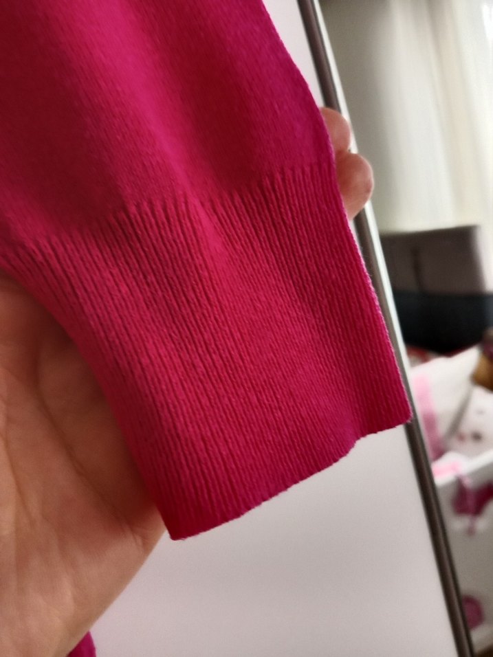 zara Pembe Kadın Triko Kazak Uzun Kollu - Görsel 2