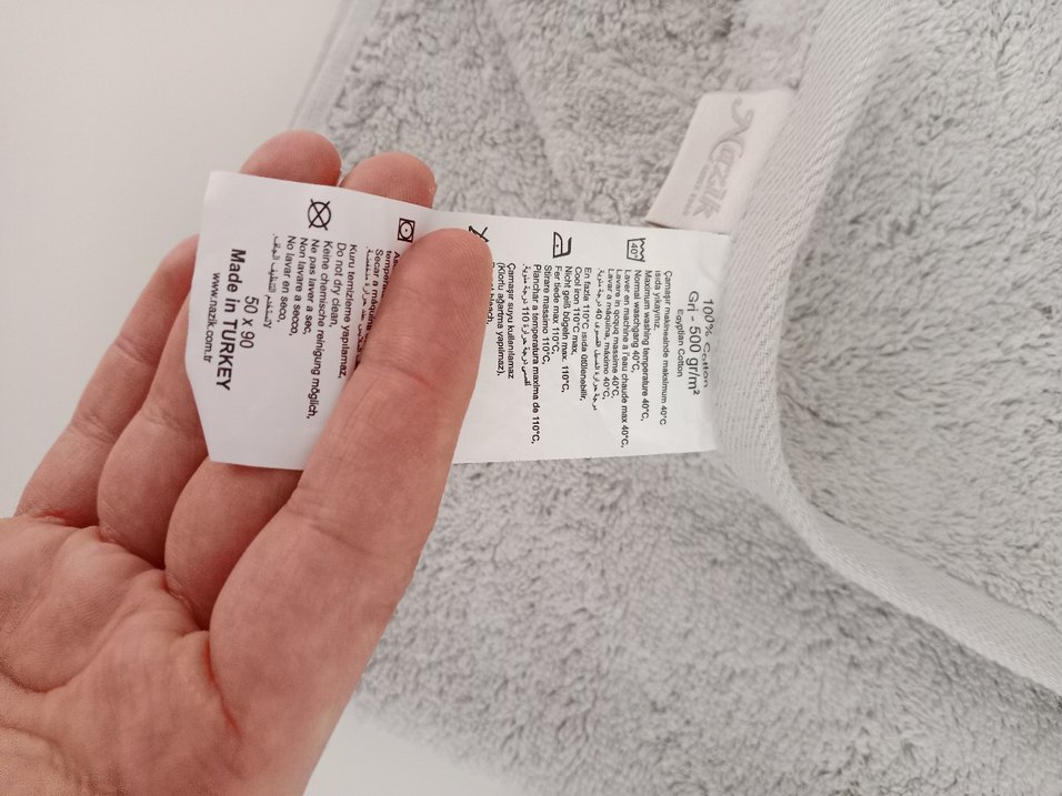 Gri Nakışlı Bohem Havlu - Görsel 3