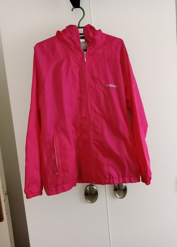 Pembe Kadın Midi Boy Fermuarlı Ceket - Görsel 8