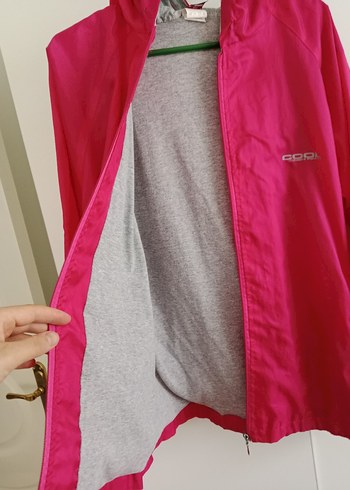 Pembe Kadın Midi Boy Fermuarlı Ceket - Görsel 5