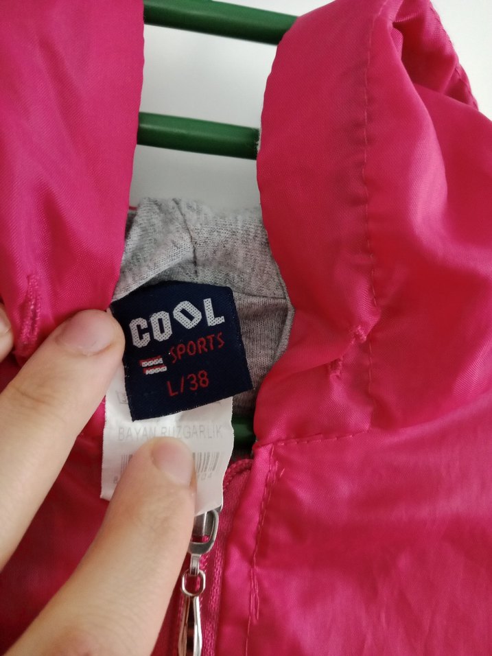 Pembe Kadın Midi Boy Fermuarlı Ceket - Görsel 2