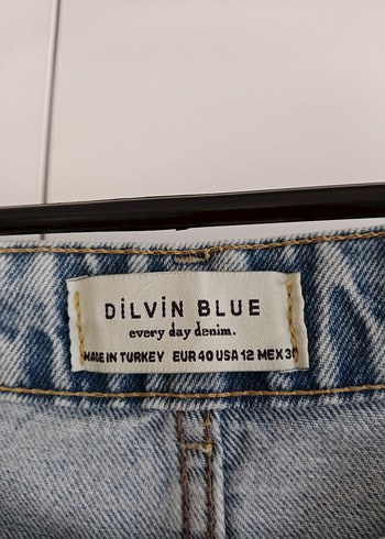 dilvin Gri Normal Boy Bağlamalı Kadın Kot Pantolon - Görsel 3