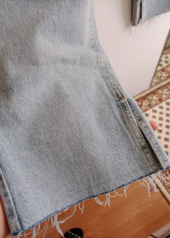 dilvin Gri Normal Boy Bağlamalı Kadın Kot Pantolon - Görsel 2